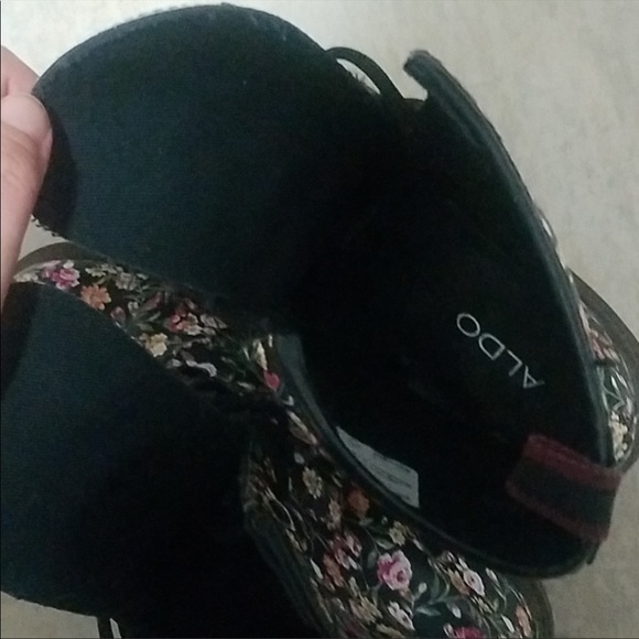 ALDO - floral combat boots - Picture 3 of 6